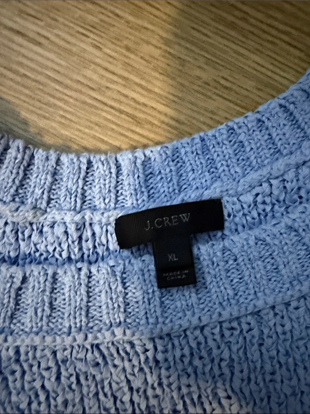 J. Crew Powder Blue Halter Knit Sweater